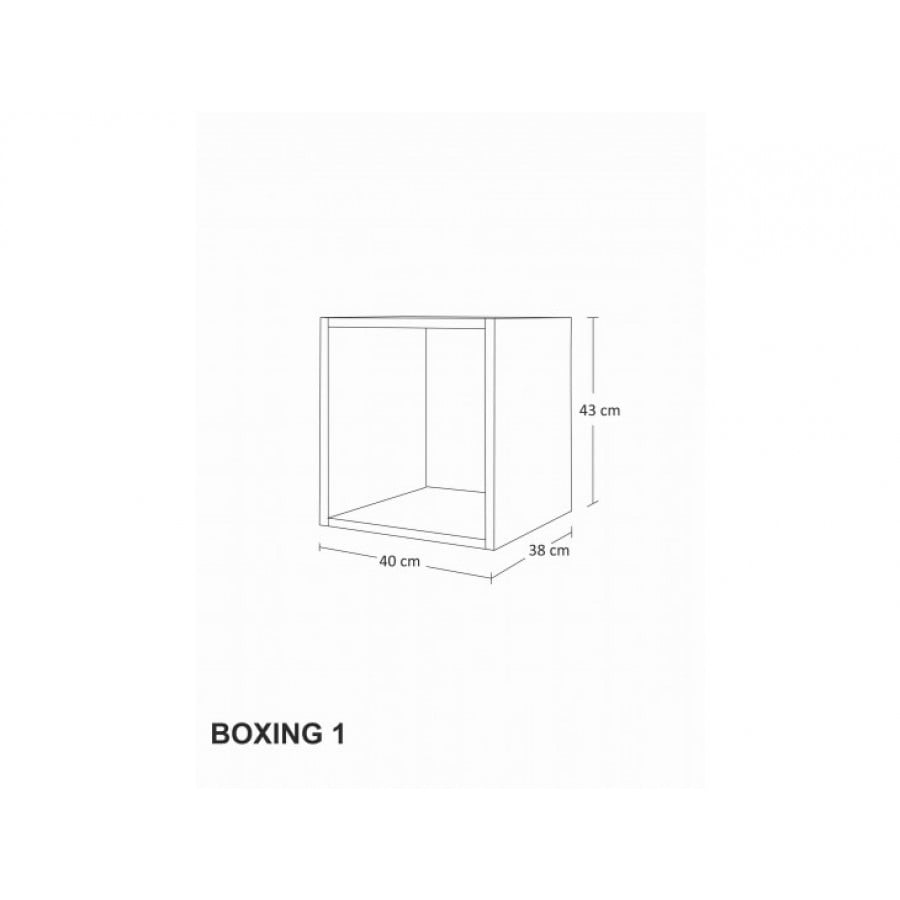 Dnevni regal BOX7 bela je eleganten regal, primeren za minimalistično ureditev vašega dnevnega prostora. Vašemu prostoru vliva občutek svetlobe in sprejema