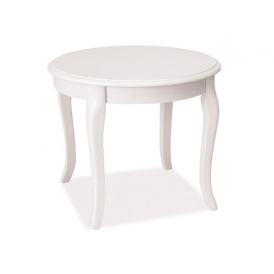 Klasično oblikovana klubska mizica MONACO MINI je zelo kvalitetna in stabilna. Mizna plošča je narejena iz MDF-a in furnirja, podnožje mizne plošče pa je