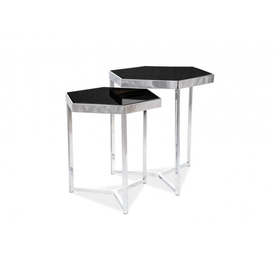 APOLON 2 je moderna in elegantna klubska mizica. Ogrodje ima zanimivo geometrično obliko. Lepo se poda v prostore z minimalistično in elegantno ureditvijo.