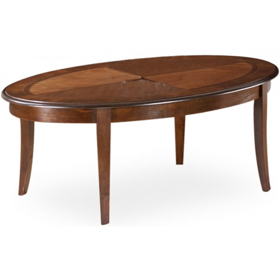 Klubska mizica CALI je zelo kvalitetna in stabilna. Mizna plošča je narejena iz MDF-a in furnirja, podnožje mizne plošče pa je leseno. Barva: - oreh