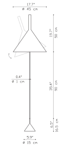 Svetilka talna Funnel