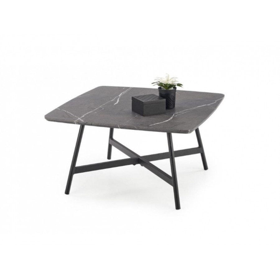 Klubska mizica JUVA vas bo navdušila. Narejena je iz kovine in laminirane mizne plošče. Vašemu prostoru bo prinesla eleganco s svojo barvo in obliko.