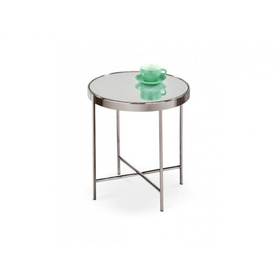 Klubska mizica MAIK vas bo navdušila. Narejena je iz kovine in steklene mizne plošče. Vašemu prostoru bo prinesla eleganco s svojo barvo in obliko. Barva:
