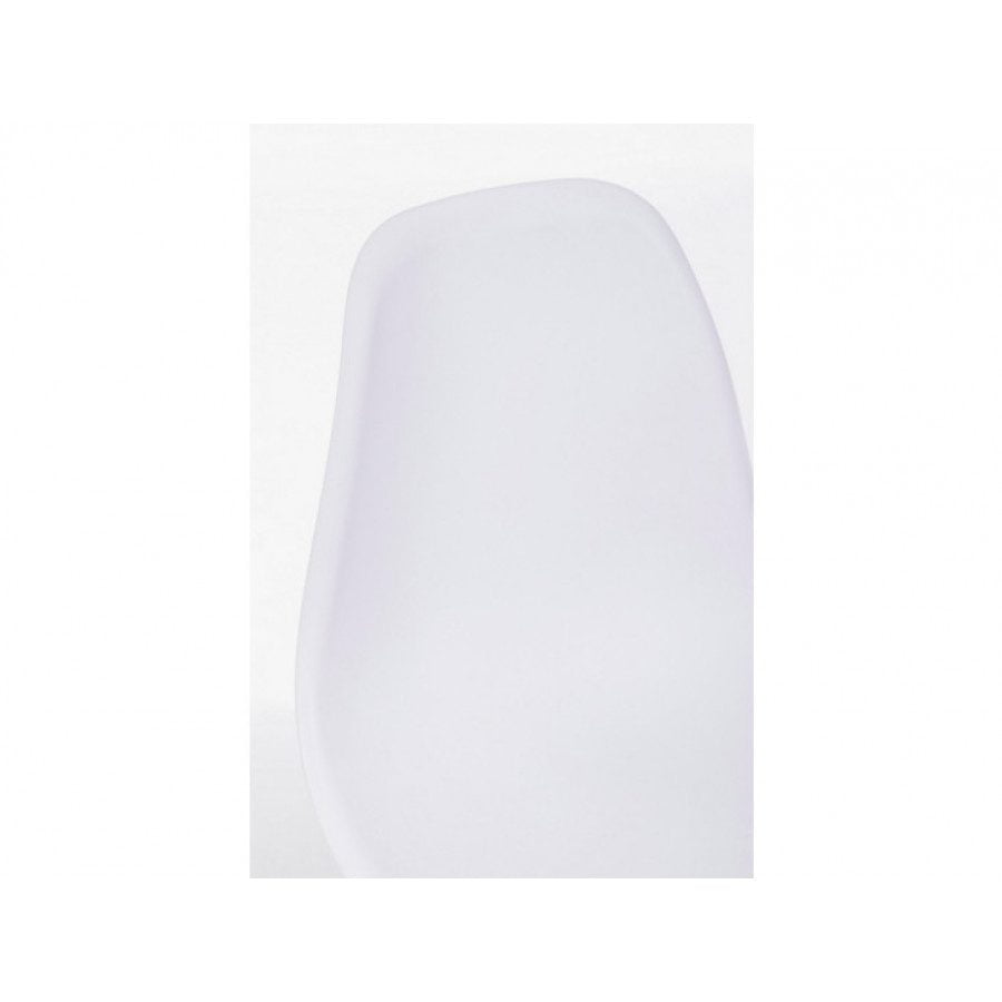 Jedilni stol MANDY je dobavljiv v beli barvi, kovinske noge v barvi lesa. Sedalni del iz polipropiena. Dimenzije: širina: 53cm globina: 46cm višina: 82cm