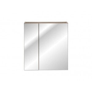 Omarica z ogledalom KROKI 60 je narejena iz kvalitetne laminirane plošče. Omarica z ogledalom dodatno optično poveča prostor in ponuja vam več prostora za