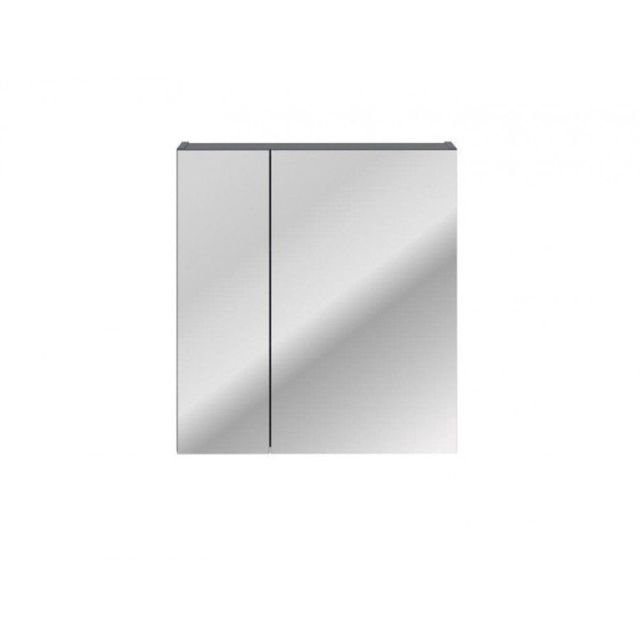 Omarica z ogledalom MORNAR 60 je narejena iz kvalitetne laminirane plošče. Ima mehko zapiranje vrat ter steklene police v notranjosti. Material: - Laminirana