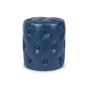 Tabure BATILDA modra ima strukturo iz borovega lesa in vezne plošče, oblečen je v umetno usnje. Material: - Borov les - Umetno usnje Barva: - Modra
