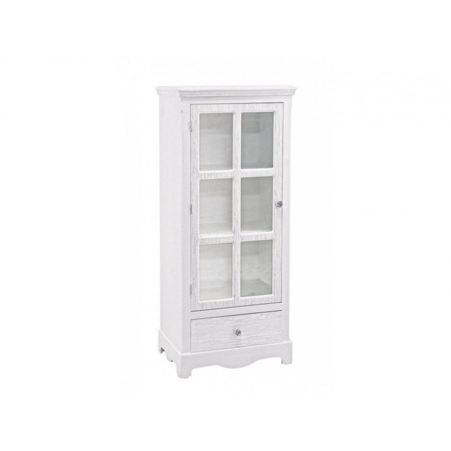 Vitrina BLANC 1A-1C H114 je narejena iz MDF-ja, ima zaključek bele mat barve. Ročaji so iz polismole. Material: - MDF - Polismola Barva: - Bela mat