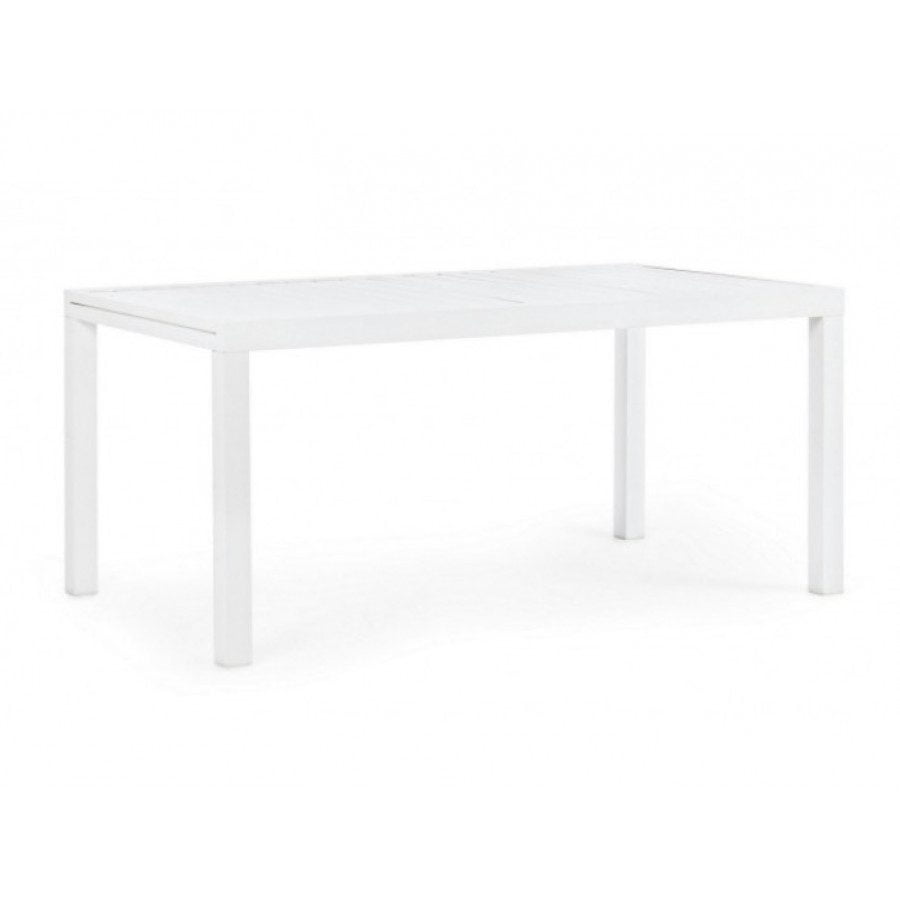 Vrtna raztegljiva miza HILDE 160-240X90 LD30 bela je narejena iz aluminija, prašno barvana. Material: - Aluminij Barva: - Bela Dimenzije: širina: 160/240cm
