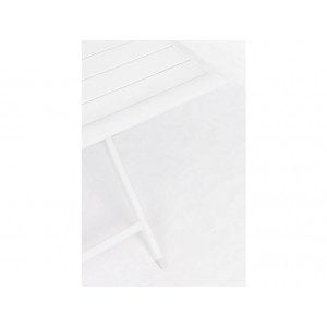Vrtna zložljiva miza ELIN 70X70 LH30 bela je narejena iz aluminija, prašno barvan (poliester). Material: - Aluminij Barva: - Bela Dimenzije: širina: 70cm