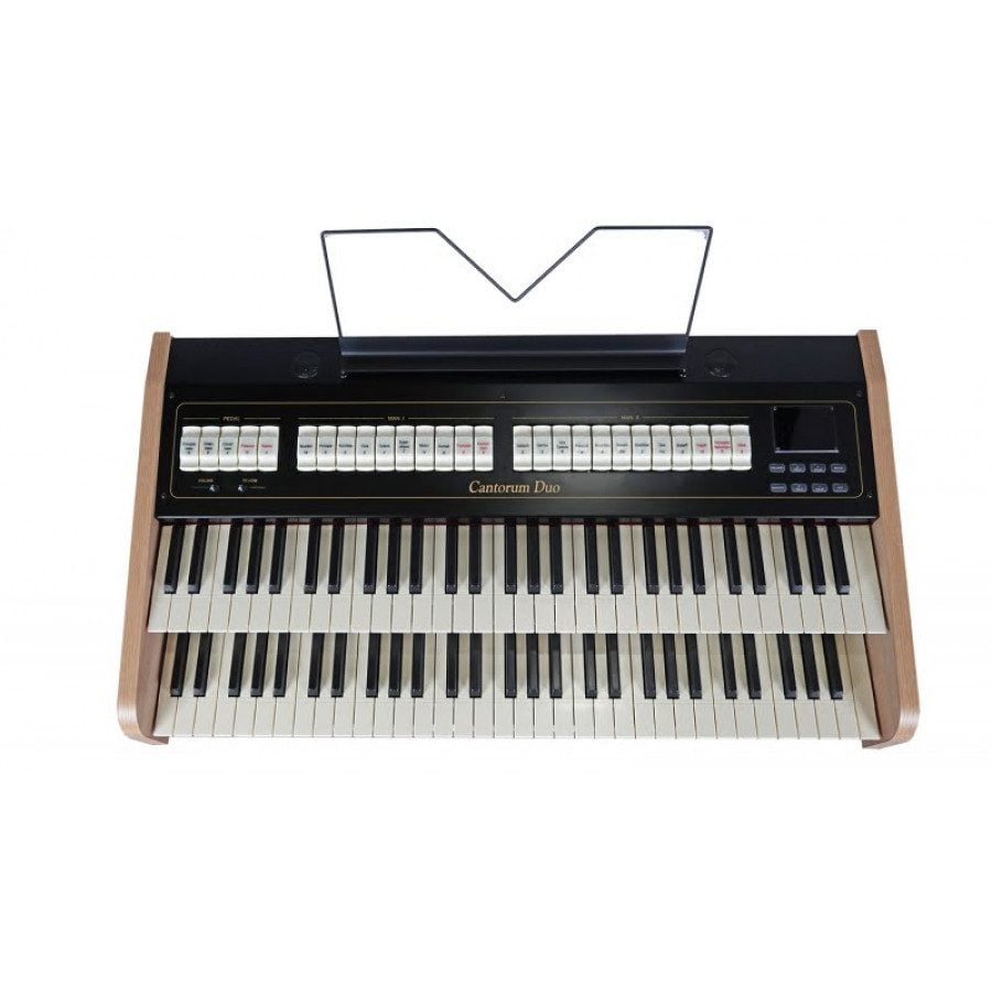 Cantorum DUO -  2-manualne sakralne orgle VISCOUNT - Novi Cantorum Duo  so dvomanualne prenosne orgle proizvajalca Viscount. Zadnji model svetovno priznane