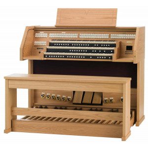 CHORUM 90 sakralne orgle VISCOUNT - Chorum 90 so 3-manualne orgle z 32-notnimi pedali, 47 registri in 4 orkestrskimi glasovi. Orgle so vgrajene v čudovito,