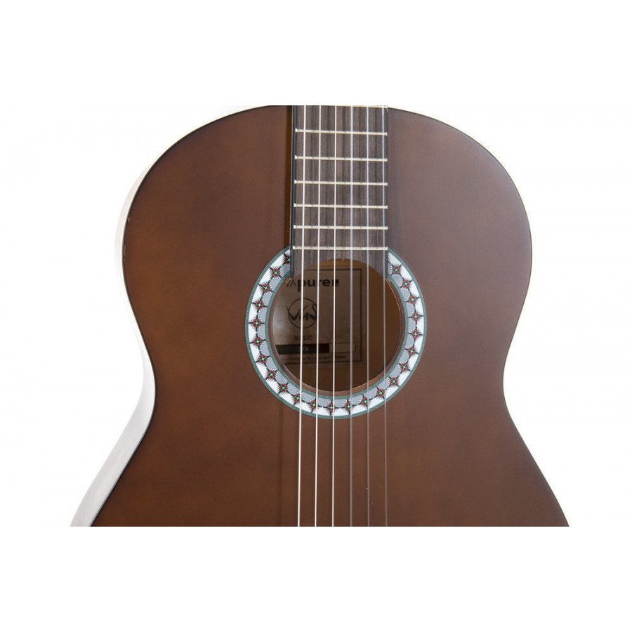 Kitarski set klasična kitara 3/4 s torbo, uglaševalcem in drsalicami - Klasična kitara v velikosti 3/4 je kot nalašč instrument za začetnika. Trup kitare