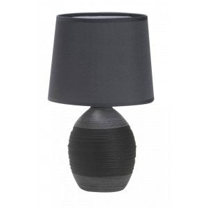 Material:: Keramika, Tkanina/PVC Primerne žarnice: E14 Količina žarnic: 1x40W Barva:: Črna Energijska nalepka: A++ - E Teža: 0,60 kg Žarnice: niso
