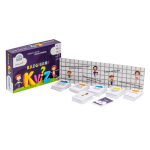 Razgibani kviz je zabavna, poučna in aktivna igra za otroke, v kateri dve ekipi tekmujeta v odgovarjanju na zastavljena vprašanja. Ena ekipa zastavi