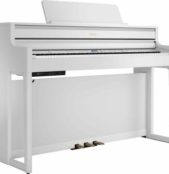 Roland HP 704 WH električni klavir - HP 704 WH električni klavir Roland – vrhunska oblika in pristen klavirski zvok  z avdio sistemom in štirimi