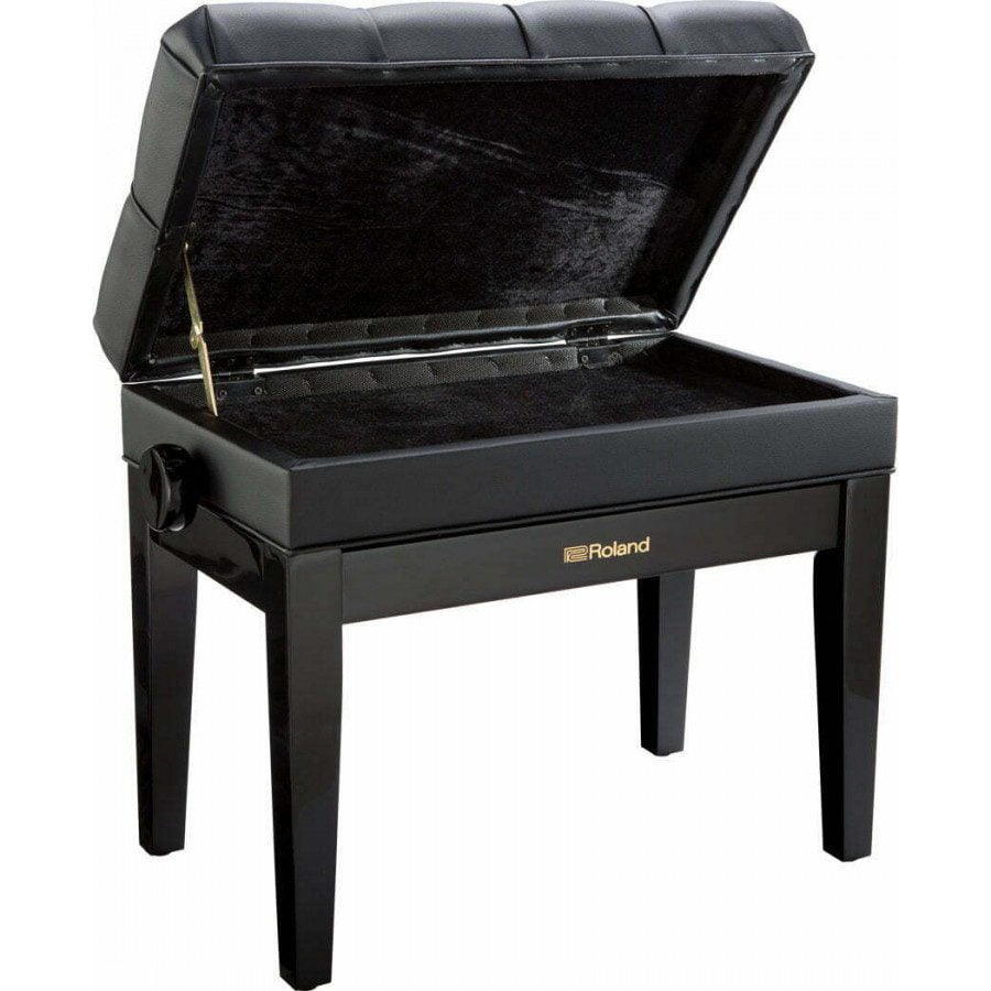 RPB 500 PE klavirska klop Roland - Roland RPB-500PE je sedežna klop z nastavljivo višino za uporabo pri igranju klavirja ali pianina. Ima vrhunsko polirano