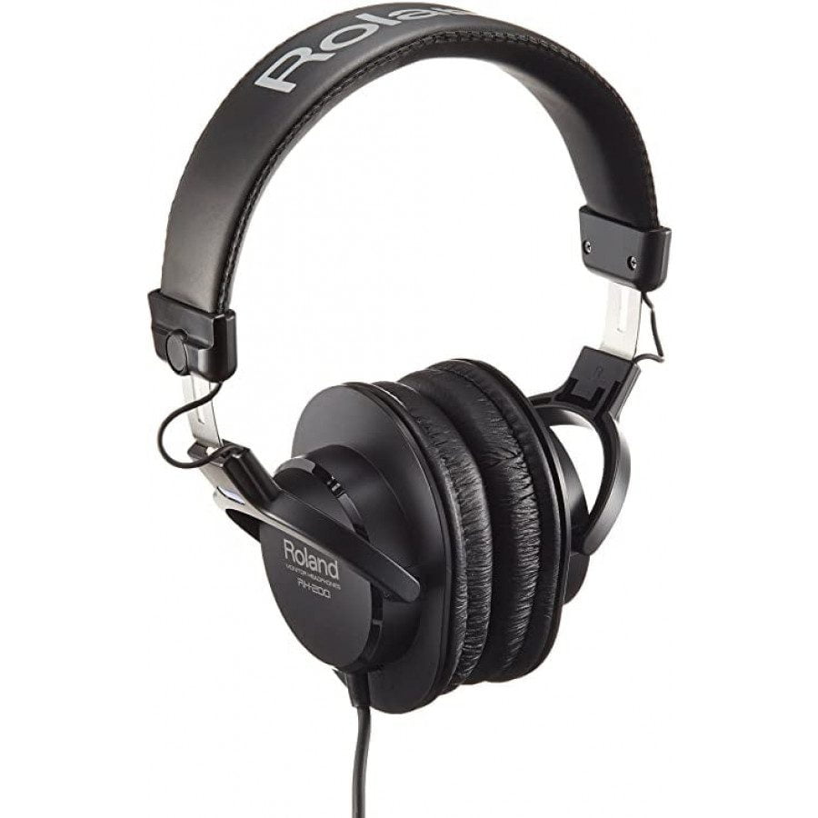 slušalke ROLAND RH 200 - Profesionalne stereo slušalke z izjemno močjo, jasnostjo in natančnostjo predvajanja. Slušalke so zaprtega tipa; s tem omogočajo