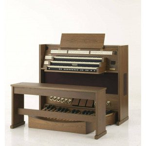 SONUS 60 digitalne sakralne orgle - SONUS 60 so 3 manualne orgle z 32 notnim pedali in 60 registrskimi zvoki, od katerih lahko pri vsakem izberemo na stotine