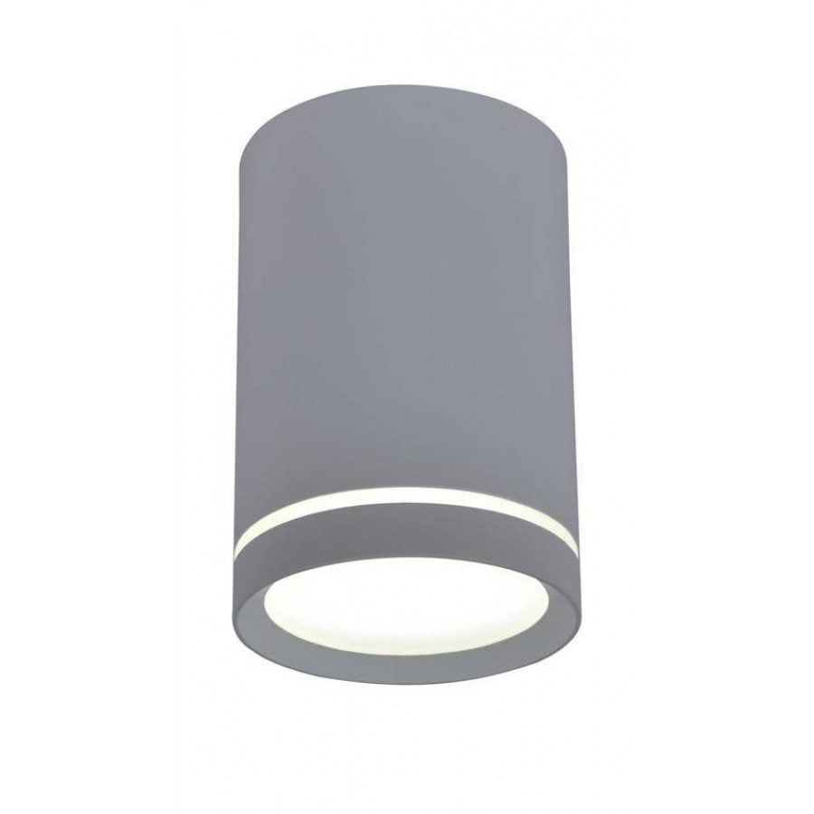 Material:: Aluminij, Akril Vrsta: Stropna Primerne žarnice: GU10 Količina žarbnic: 1x15W Barva:: Siva Energijska nalepka: A++ - E Teža: 0,23 kg Žarnice: