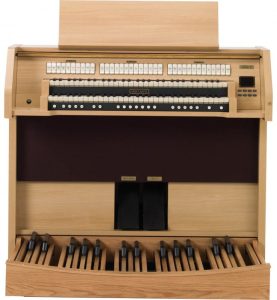 VISCOUNT CHORUM 40 digitalne sakralne orgle - Orgle Viscount Chorum 40 s svojimi 2 manuali, 31 glasovi in priročnim pedalnim delom zagotavljajo pristno