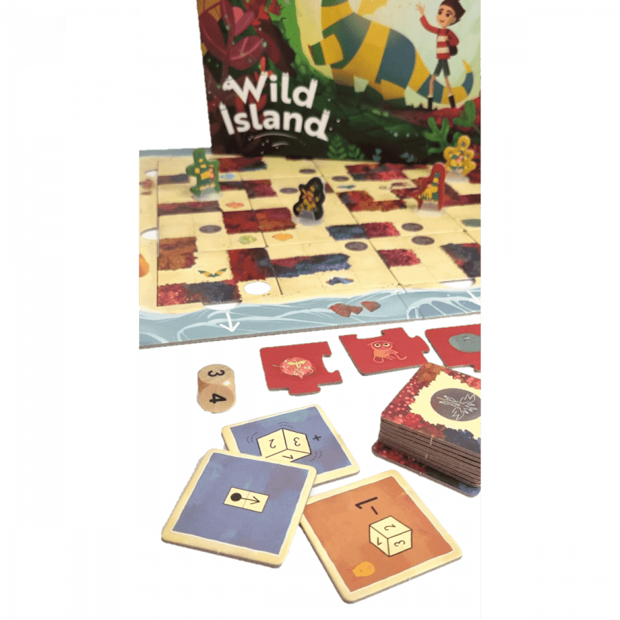 Wild Island - My Father's Dragon is a family board game based on the film My Father's Dragon. Each player represents a team of boy Elmer and dragon Boris. The