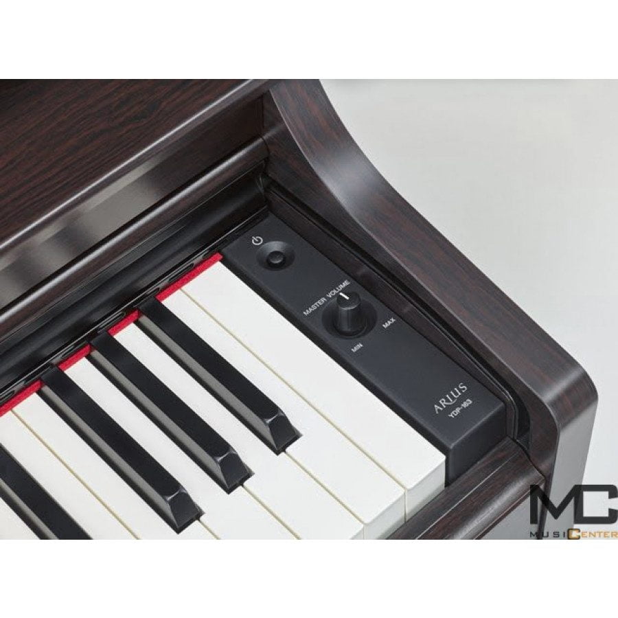 YAMAHA električni klavir Arius YDP 144 - Model e GHS tipkovnica z 88 tipkami Pure CF Sound Engine Intelligent Acoustic Control in Optimizer Acoustic