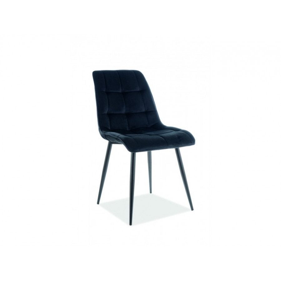 Moderen stol LARA MAT. Stol je modernega videza. Dobiti ga je možno v več barvah. Noge so iz kovine v črni mat barvi, sedišče in naslon pa je iz vezane