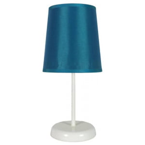 Material:: Tkanina, kovina Primerne žarnice: E14 Količina žarnic: 1x40W Barva:: Modra Energijska nalepka: A++ - E Teža: 0,30 kg Žarnice: niso vključene v
