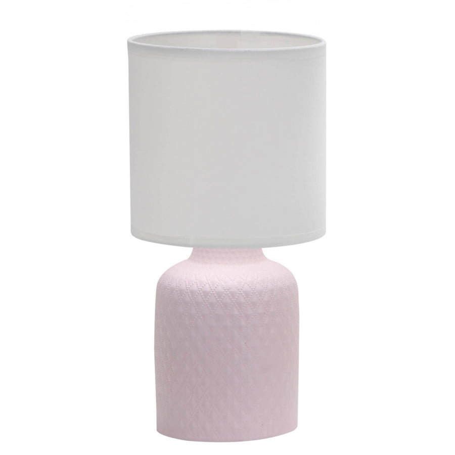 Material:: Keramika, Tkanina/PVC Primerne žarnice: E14 Količina žarnic: 1x40W Barva:: Roza Energijska nalepka: A++ - E Teža: 0,70 kg Žarnice: niso