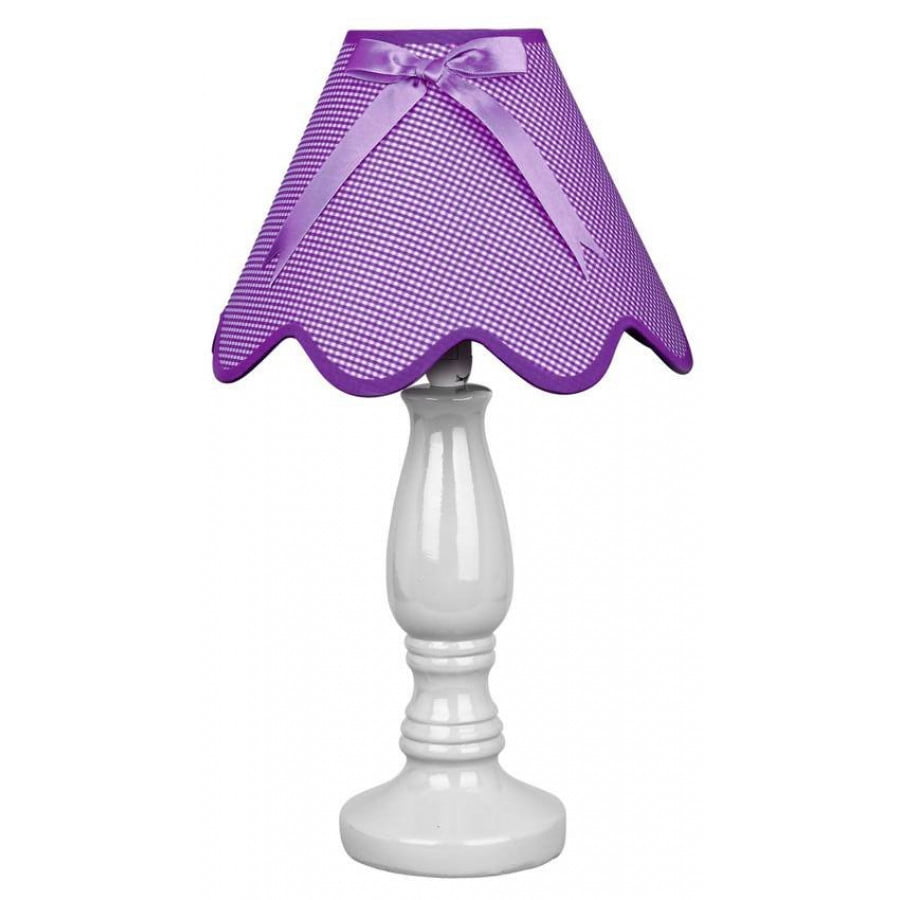Material:: Tkanina/PVC, keramika Primerne žarnice: E14 Količina žarnic: 1x60W Barva:: Vijolična Energijska nalepka: A++ - E Teža: 0,80 kg Žarnice: niso