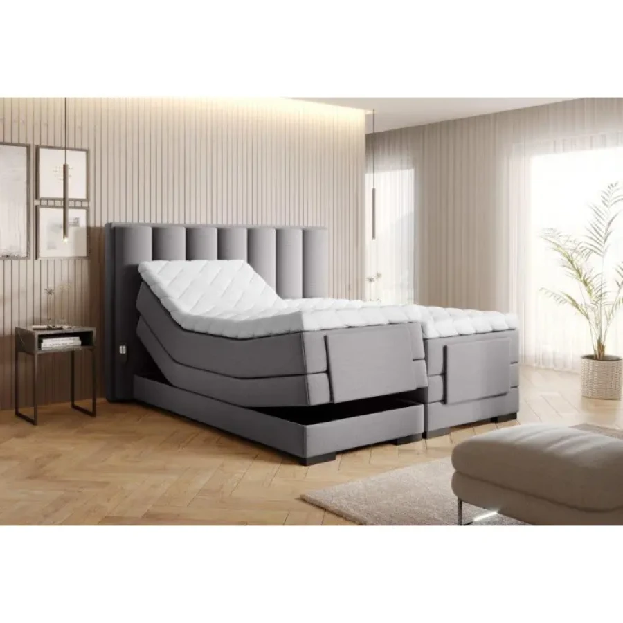 Električna postelja VERA je sestavljena iz dveh vzmetnic in nadvložka. Ena je sestavljena iz Bonnell vzmeti, druga pa ima žepkasto vzmetenje. Zgornja