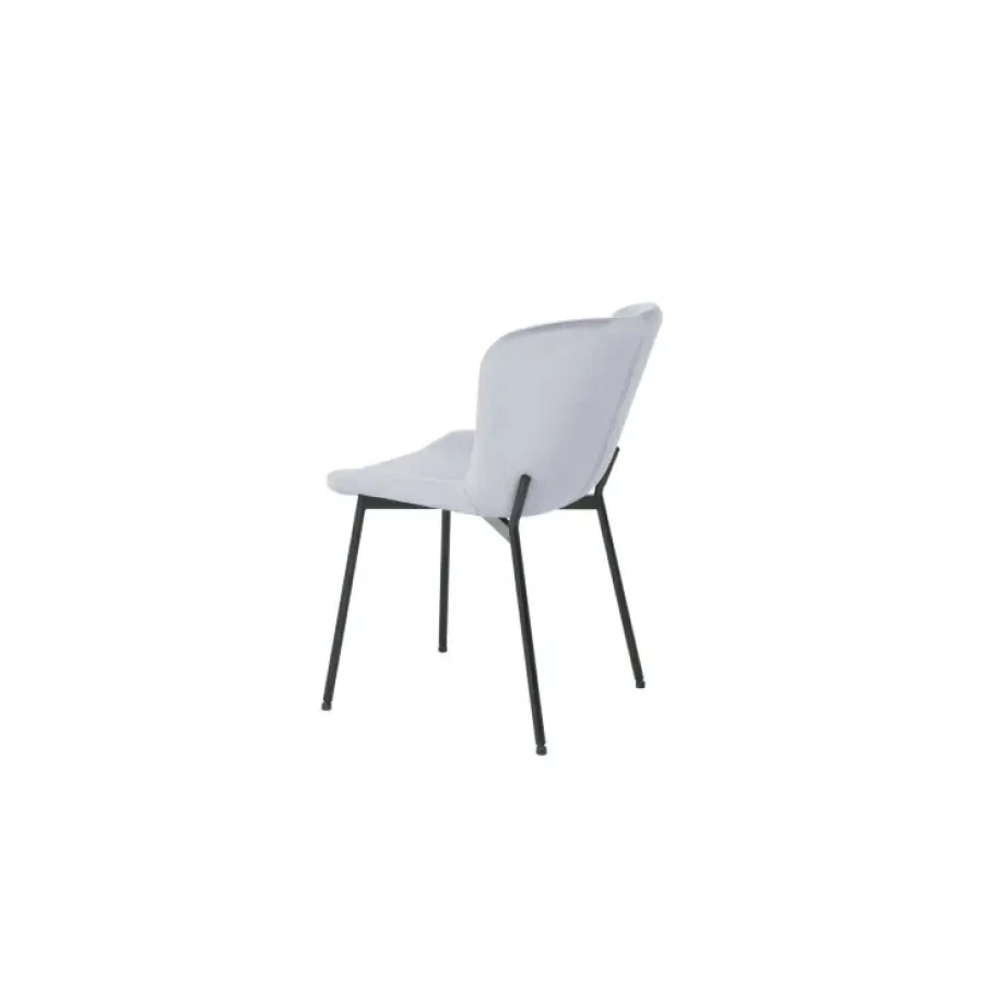 Jedilni stol SALLY je narejen iz kvalitetne nežne tkanine, podobne žametu. Noge ima iz kovine v črni mat barvi. Dobavljiv je v več barvah. Material: -