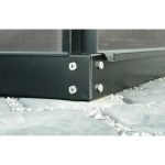 ELEMENT ZA RASTLINJAK VITAVIA JEKL. OKVIR TEMELJ 11500 DIANA MERIDIAN2 6CM ČRNA - slika 2