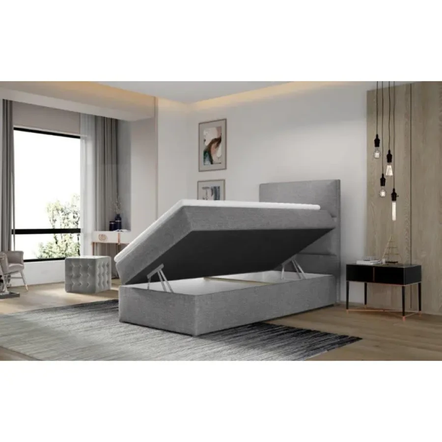 Udobna in kvalitetna postelja ARI vam bo zagotovila miren spanec. Postelja ima predal za shranjevanje vaših stvari. Dobavljiva je v več barvah. Ležišče je