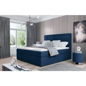 Francoska postelja MERI je narejena iz izjemno elastične pene, ki poskrbi za posebno udobje postelje. Sestavljena je iz Bonnell ležišča, navložka in