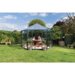 RASTLINJAK, STEKLO-V.PLOŠ VITAVIA PAVILJON HERA 9000 ESG/VP 3/6MM SMARAGDNA 3.8X3.8M - slika 4