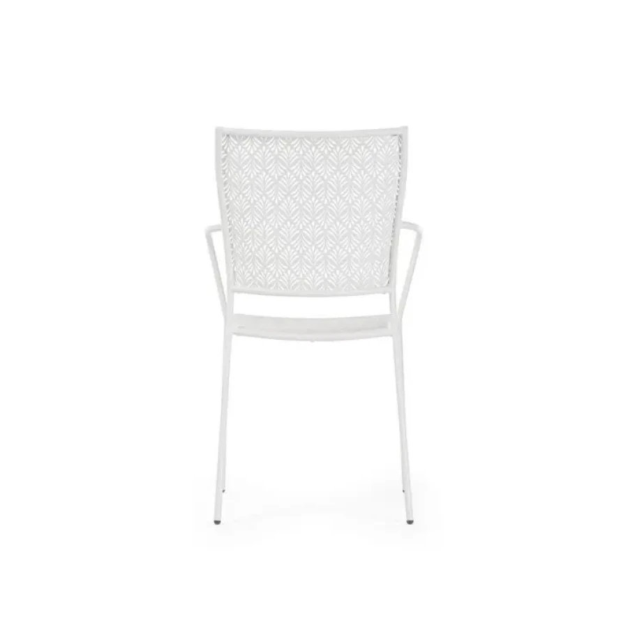 Zložljiv vrtni stol LIZETTE bela je narejen iz jekla z mat zaključkom. Material: - Jeklo Barva: - Bela Dimenzije: širina: 54cm globina: 55cm višina: 89cm