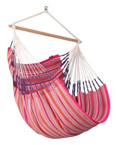 Comfort viseči stol iz bombaža HABANA Flamingo