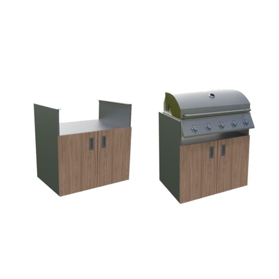LETNA KUHINJA MS VISCOM ELEMENT ZA ŽAR LESNI DEKOR 900 X 634 MM
