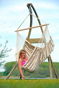 Velik viseči stol BRASIL Cappuccino - slika 2