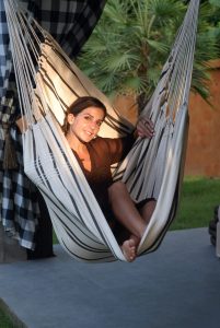 Velik viseči stol BRASIL Cappuccino - slika 6