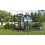 STEKLEN RASTLINJAK VITAVIA PLANET 3800 ESG 3MM, 1,95X1,95M ČRNA- RASTLINJAK+ OKVIR ZA TEMELJ - slika 2