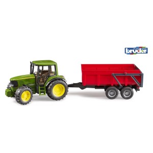 Bruder Traktor John Deere s prikolico je narejen iz kakovostnih materialov. Naj vaš otrok uživa v igri doma in na prostem.