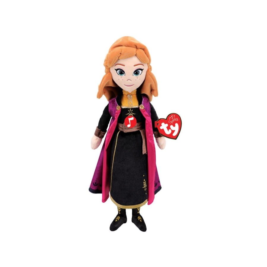 Lik Anna iz Frozen 2. Mehka in prijetna na dotik. Velikost 22 cm.