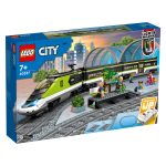 Na postajo je zapeljal izjemno hiter potniški vlak z močnimi lučmi. Oglej si ultramoderno aerodinamično lokomotivo. Vstopi v vagon z jedilnico