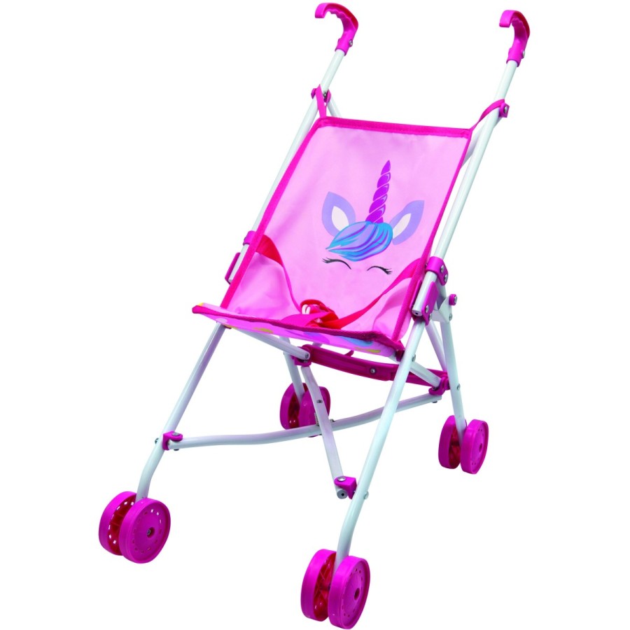 Podpelji svojega dojenčka na potep v lahkem in udobnem športnem vozičku z motivom samoroga.Lastnosti:Dimenzije: 27 x 50 x 56 cmPrimerno za otroke od 3. leta starosti.