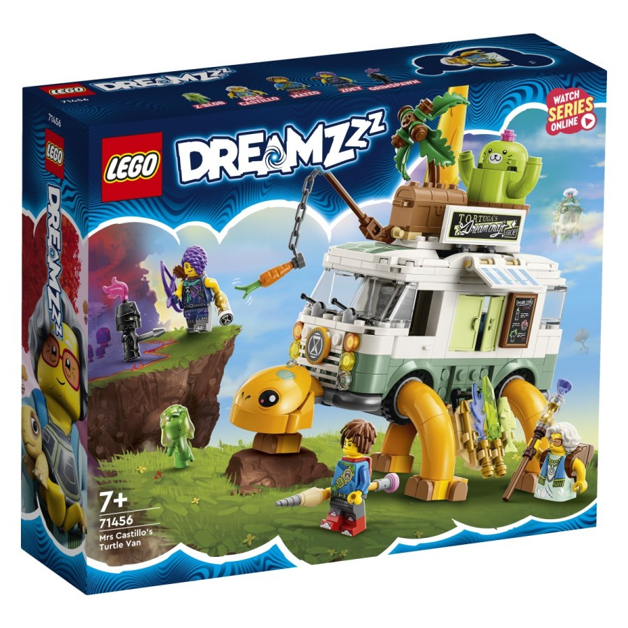 Ga. Castillo je zaspala na stolu in vstopila v sanjski svet. S tem kompletom za sestavljanje LEGO® DREAMZzz™ se lahko pridružiš njej
