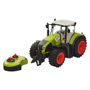 Traktor je pomanjšana različica velikega originala. Vodljiv je v vse smeri in ima univerzalni priključek zadaj ter spredaj. Z njim lahko kmetijska opravila opravljaš tudi v temi