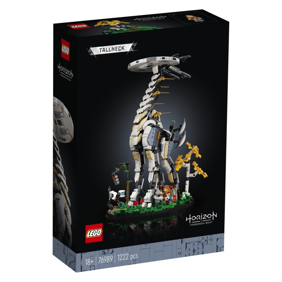 Odkrij svet Horizona med sestavljanjem norega modela LEGO® Tallneck. Poustvari avtentične lastnosti ikonskega stroja v slogu LEGO. Razstavi ga na razstavnem stojalu